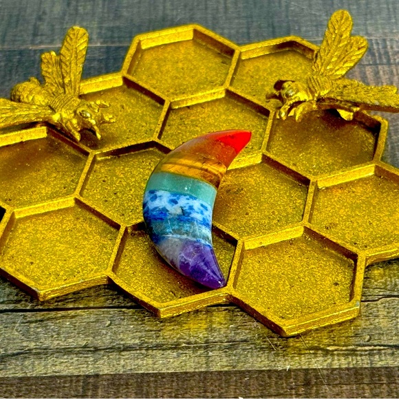 7 Chakras 🌙 Moon Healing Stone - One Stone Each - Picture 1 of 8